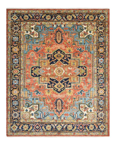 Centerview Oriental Hand-Knotted Wool/Cotton Area Rug