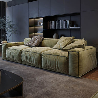Hokku Designs Modern Fabric Sofa Upholstered Sofa | Wayfair
