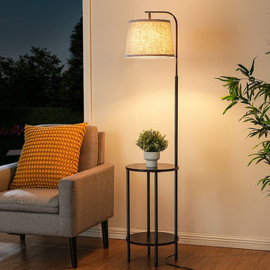 62'' Tray Table Floor Lamp