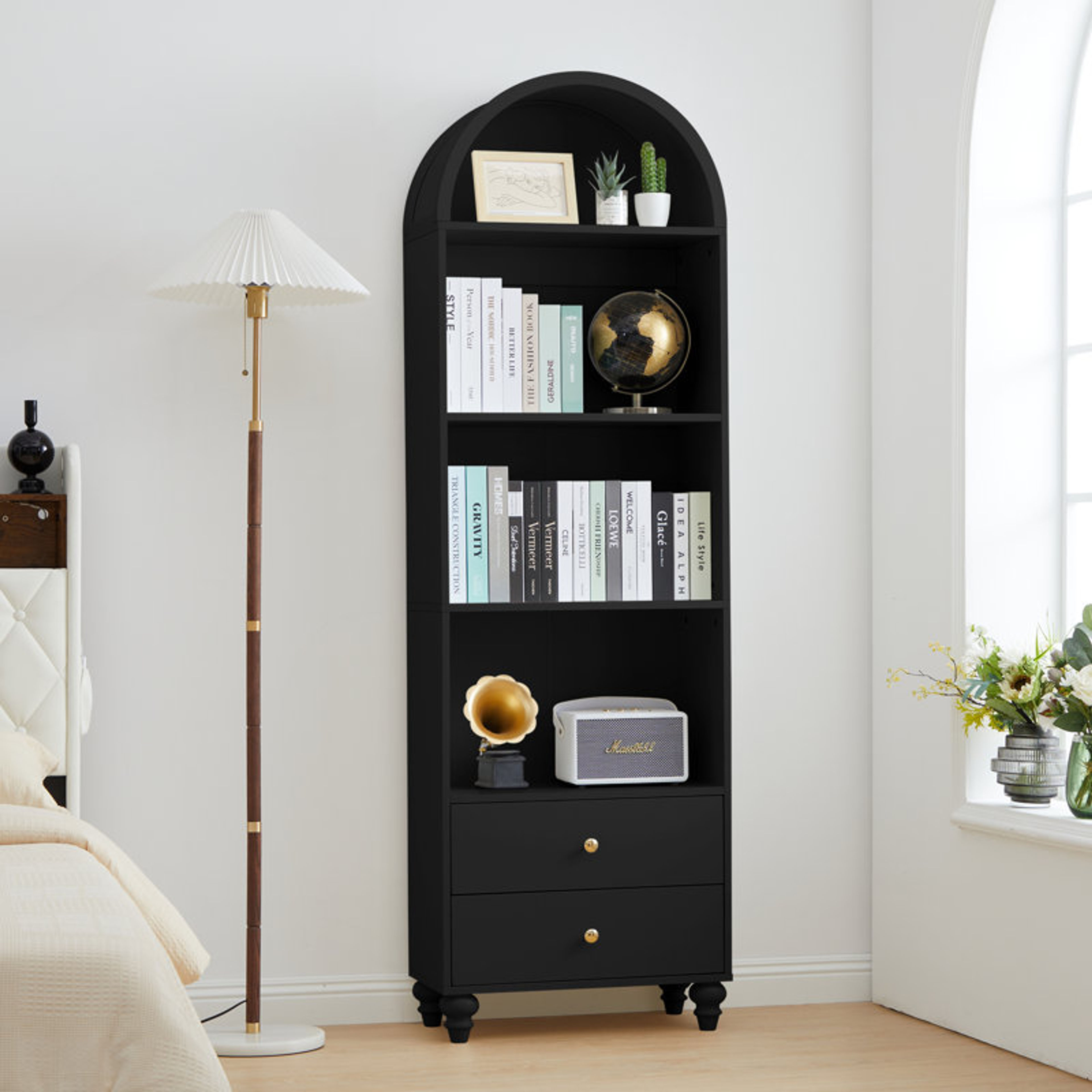 Arched Standard Storage Bookcase | Stylish & Functional