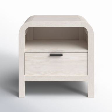 Joss & Main Essie 1 - Drawer Nightstand in White & Reviews | Joss & Main