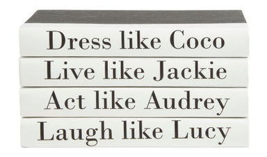4 Piece Decorative Book Set