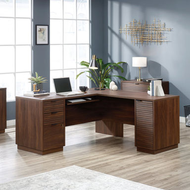 Bettye L-Shape Executive Desk