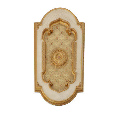 Floral Fantasy Chandelier Ceiling Medallion