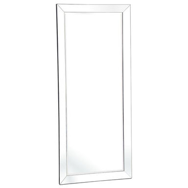 Laux Mirrored Bevel Frame Full Length Beveled Mirror Rectangle Beveled Edge Mirror Large Beveled