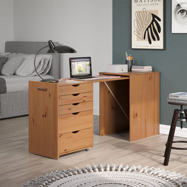 Latitude Run® Khaleesi 30.31'' W Rectangle Writing Desk & Reviews | Wayfair
