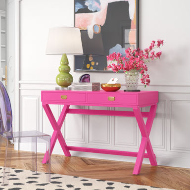 Makan Modern 44 Long Desk with Drawer Storage