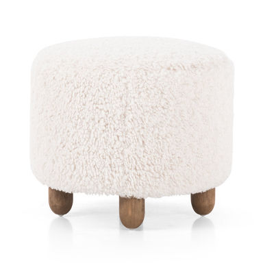 Four Hands Aniston Round Ottoman & Reviews | Perigold