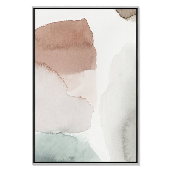 Hopeful II - Floater Frame Painting on Canvas