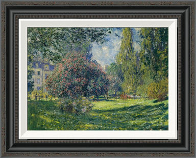 Vault W Artwork Le Parc Monceau Paris by Claude Monet - Picture Frame Print on Canvas | Wayfair