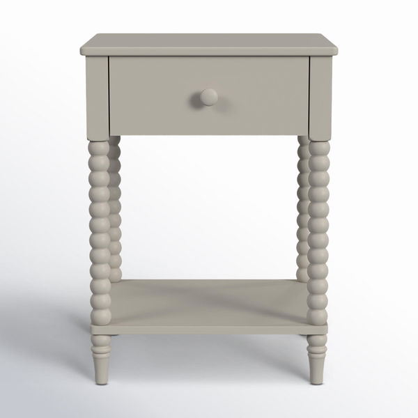 Benbrook 1-Drawer Mahogany Nightstand