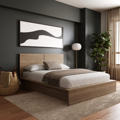 Guendolyn Platform Bed & Headboard