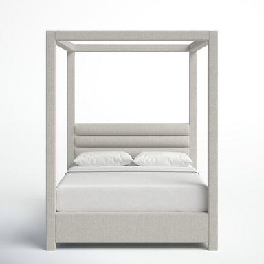 Herma Upholstered Canopy Bed