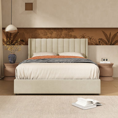 Jeilyn Upholstered Platform Drawer Storage Bed