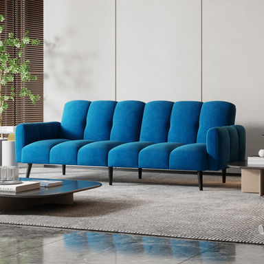 Joffre Better Home Products Velvet Upholstered  Sofa Bed