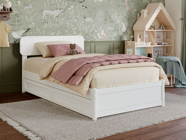 Ause Solid Wood Platform Storage Bed