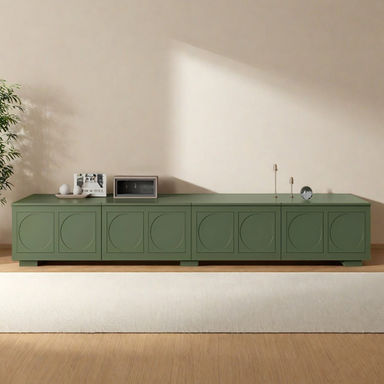 French Vintage Style Wood TV Stand