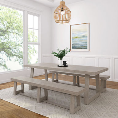 Zuree Rectangular 94'' L x 36'' W Dining Set