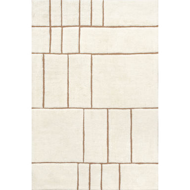 Brega Geometric New Zealand Wool Area Rug
