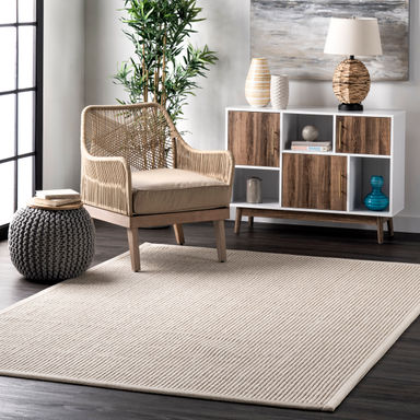 Beachcrest Home™ Patricia Jute and Wool Ivory Area Rug & Reviews | Wayfair