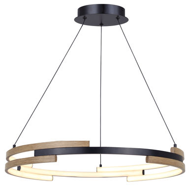 Lorayna Dimmable LED Wagon Wheel Chandelier