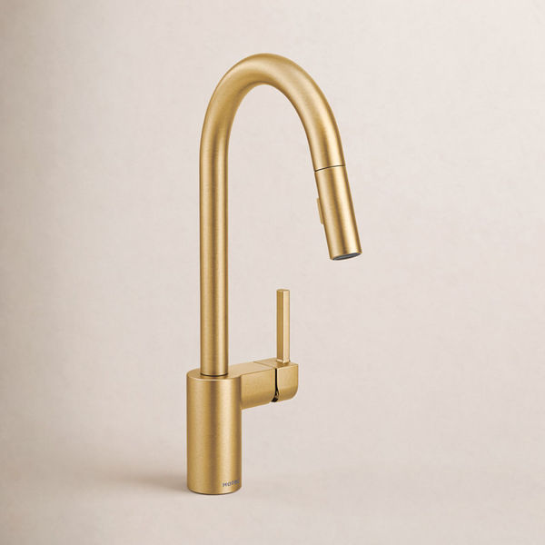 Moen Align One Handle Modern Kitchen Pulldown Faucet with Reflex and Power Clean Technology