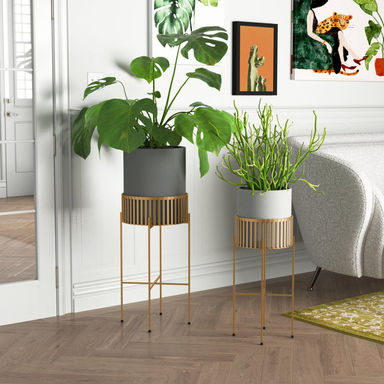 Dulaney 2 - Piece Paynter Plant Stand Set
