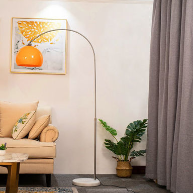 86.5'' Steel Arched Floor Lamp