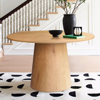 George Oliver 46" Round Pedestal Dining Table & Reviews | Wayfair