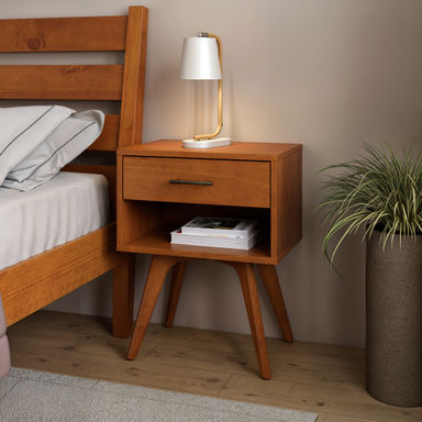 Chandrima 19.62'' W Solid Wood Nightstand