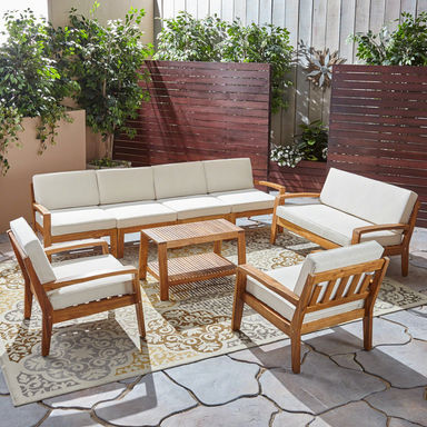 Streetman Acacia 8 - Person Patio Conversation Sets with Cushions