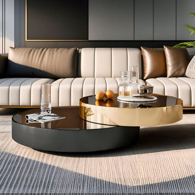 Everly Quinn Khiah Glass Top Single Coffee Table & Reviews | Wayfair