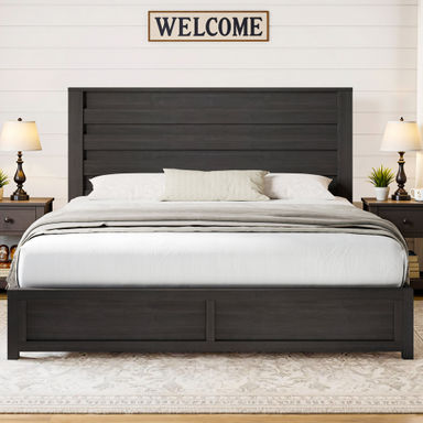 Ebern Designs Louby 49" Farmhouse Platform Bed & Reviews | Wayfair
