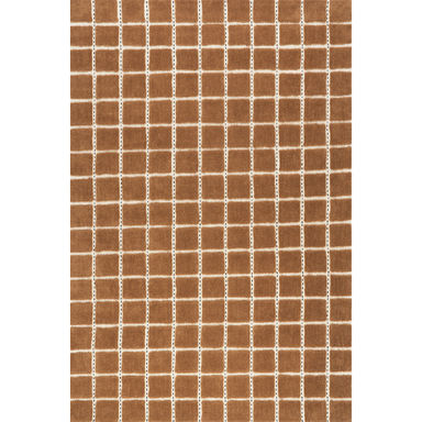 Gretchen Checked Wool Area Rug
