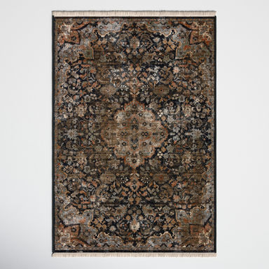 Joss & Main Miko Soft Power-Loomed Oriental Area Rug with Distressed Medallion & Reviews | Wayfair