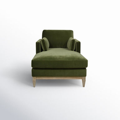 Pera Velvet Chaise Lounge
