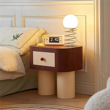 Latitude Run® Bedside Cabinet,Modern Nightstand Side,Stylish Wood Nightstand For Bedroom,Storage Nightstand Side Table,Suitable For Living Room, Bedroom, Study, Modern Style | Wayfair