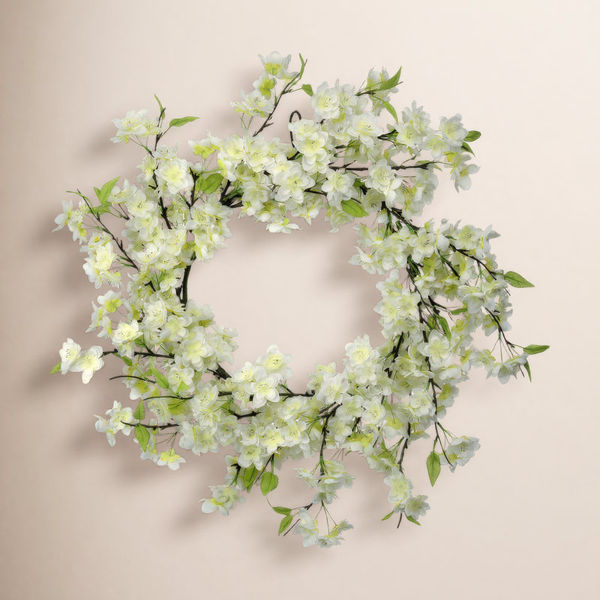 24" Cherry Blossom Wreath