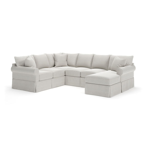 Amari Slipcovered U-Shaped Sectional