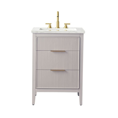 Ebern Designs Bilroy 24'' Single Bathroom Vanity with Engineered Stone Top & Reviews | Wayfair