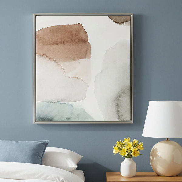 Hopeful II - Floater Frame Painting on Canvas