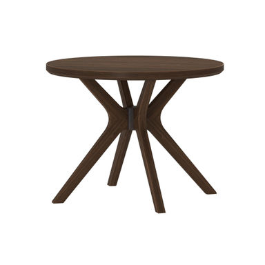 Muhsina Cross Leg Round Dining Table (38in x 38in / 966mm x 966mm)