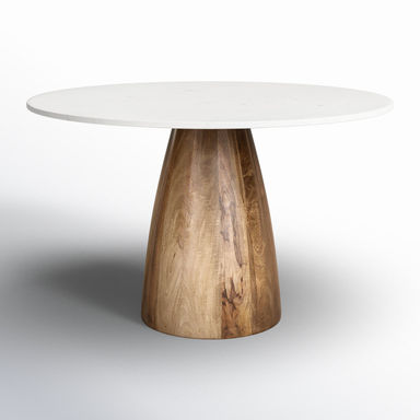 Mellonia Round Marble Dining Table