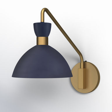Kiyana Steel Swing Arm Sconce