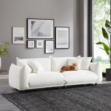 Wrought Studio Arnya 88.9" MINIMORE Modern Style Sofa & Reviews | Wayfair
