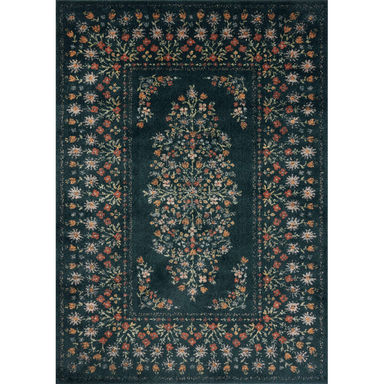 Rifle Paper Co. x Loloi Laurel Navy Area Rug