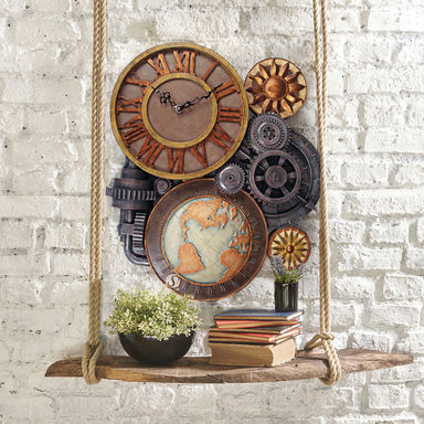 Bagdad Gears of Time Wall Clock