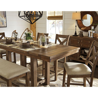 Hannalise Extendable Trestle Dining Table