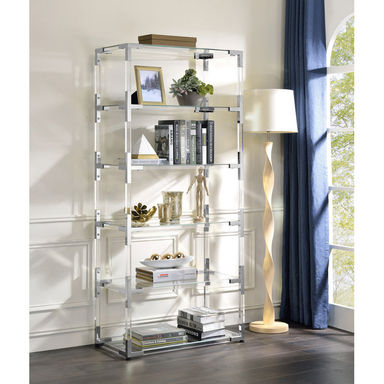 Pinson 71" H x 31.5" W Plastic Etagere Bookcase