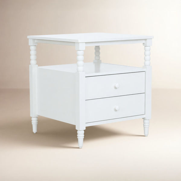 Benbrook Spindle Two Drawer Nightstand